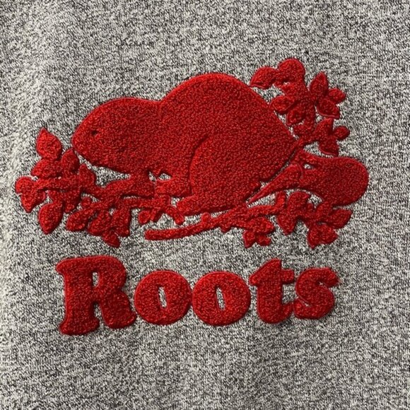 Roots Sweatshirt Red Logo, Gray Size S — Red Logo, Cotton Blend - Picture 8 of 10